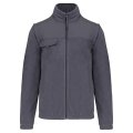 Heren Fleecevest WK afneembare mouwen Convoy Grey
